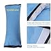 SSAWcasa Seat Belt Pillow for Kids,Seatbelt Pillow for Child Booster Car Seats,Travel Pillow Kids,High Back Booster Seat Straps Covers Cushion Pads for Toddler,Baby Neck Head Support for Carseat(Blue)