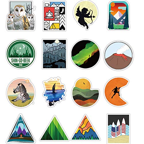 image for Feeke Wilderness Nature Stickers Outdoors Hiking Camping Travel Advent