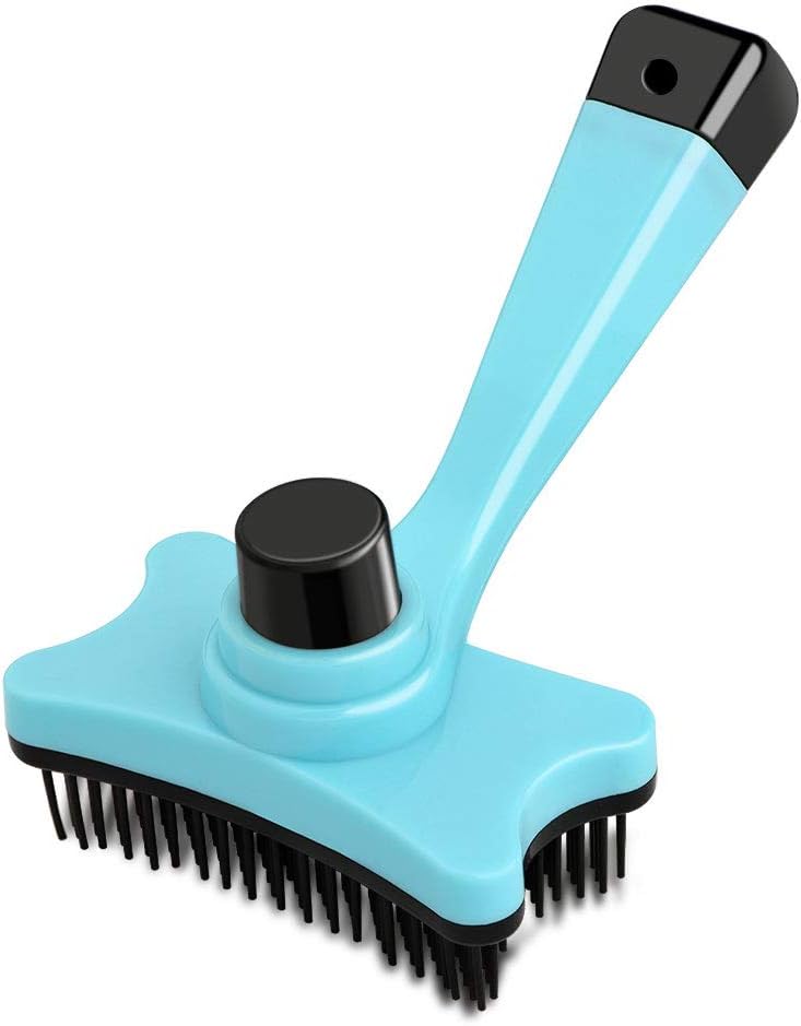 Dog Brush & Cat Brush,Profession Pet Grooming Tools，Self Cleaning Dog Slicker Brush Easy to Clean Pet Dog Comb Shedding Brushes,Grooming Tools for Loose Undercoat Tangled Knots and Matted Fur