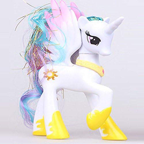 gg Little Pony MAGIC White Princess Celestia Collector Action Figure Toy Gifts