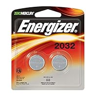 Energizer Watch/Electronic Batteries, 3 Volts, 2032, 2 batteries (Lithium Button Cell)