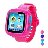Smart Watch for Kids Girls Boys,Smart Game Watch with Camera Touch Screen Pedometer,Kids Smart Watch Perfect Holiday Birthday Toys Gifts(Pink)