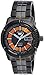 Seiko Srp345 Mens Watch, Black Face On Silver Stainless Steel Band