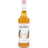 Monin - Pineapple Syrup, Sweet Tropical Flavors, Great for Teas, Sodas, & Cocktails, Natural Flavors, No Artificial Sweetener