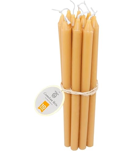 Creative Co-Op Pleated Taper Candles - Set Of 12 Unscented White Candles, 5" Tall - View #2