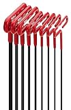 Eklind 53168 Standard 8pc T-Handle Hex Key Set 3/32" to 1/4" - 6-Inch