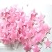 AIMTOPPY 100PC Kids Bedroom Fluorescent Glow In The Dark Stars Wall Stickers (pink)