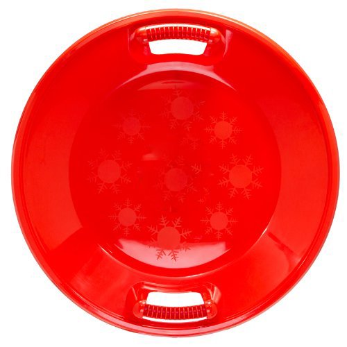 eJoy Plastic Saucer Sled, Snow Sled Saucer, Kids Winter Snow Saucer 25
