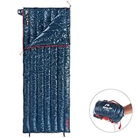 Naturehike Ultralight Goose Down Sleeping Bag - 800 Fill Power Ultra Compact - Best Down-Filled Lightweight Envelope Sleep Bags for Backpacking Hiking Camping (Dark Blue)