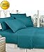 Celine Linen Best, Softest, Coziest Bed Sheets Ever! 1800 Thread Count Egyptian Quality Wrinkle-Resistant 4-Piece Sheet Set with Deep Pockets 100% HypoAllergenic, Full Turqouise