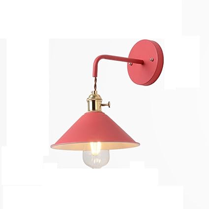 Moderne Applique Avec Interrupteur Fer Forgé Bonbons Couleur