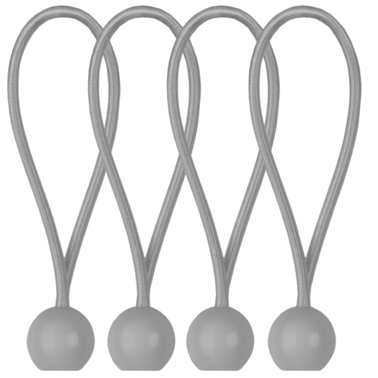 GARDENIX All- Purpose Fabric Tarpaulin, Bungee Cord with Ball, 25 Stück