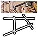 Multi Angle Measuring Ruler Angleizer Template Tool RIYO Upgraded Aluminum Alloy Universal Ruler Angle Tool For Handymen, Builders, Craftsmen, Carpenters, Roofers, Tilers, DIY Use Sent Storage Bag