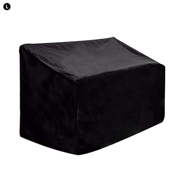 Luerme Outdoor Sitzbankbezug Protector Staubdicht und Wasserdicht Gartenstuhl Protector Cover Universal Schutzhülle UV-Schutz