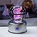 Pokemon Crystal Ball Fancy LED Lighting and Spinning Primary Base Advance 3D Laser Engraving Valentine Children's Gift (Pikachu)