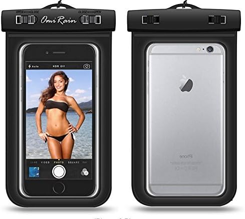 Omi Rain, Waterproof iPhone Case, Waterproof Phone, For Protect Your iPhone 6 or 7, Documents, Plastic Cards and Cash on Active Rest, Beach and Sports