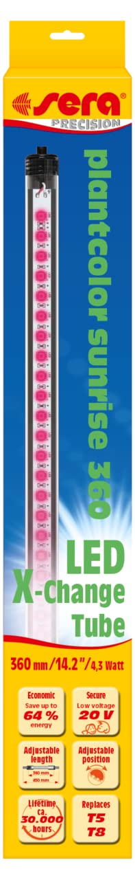 sera LED plantcolor Sunrise 360 mm / 4.3 W, Silver, 360 mm / 111 lm / 4.3 W