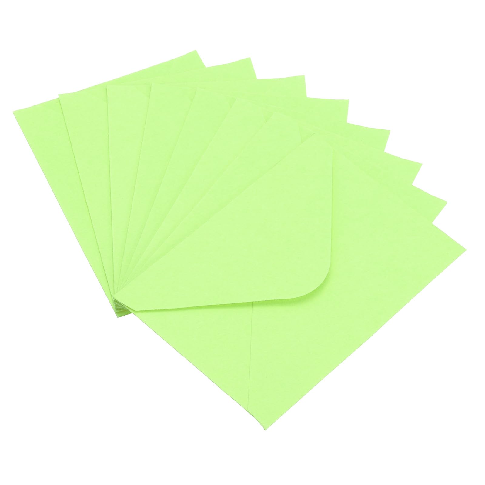 PATIKIL Mini Envelopes, 50 Pack Mini Gift Card Business Card Envelope for Greeting Weddings, Light Green