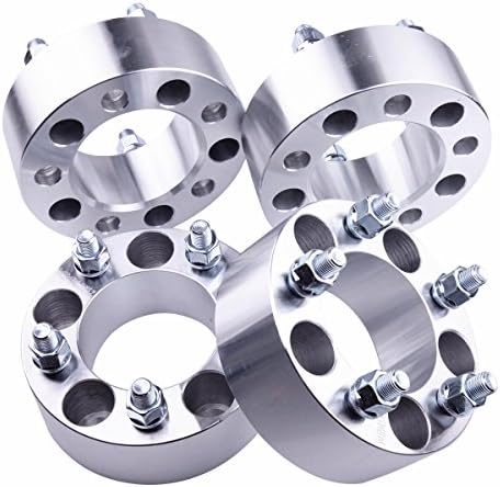 WHEELTECH 4pc fits 2008-2017 Ford Taurus | 1994-2014 Mustang 1984-2001 for Jeep Cherokee | 1987-2006 Wrangler Wheel Spacers 2" 5x4.5 to 5x4.5 82.5CB 1/2"-20 Studs