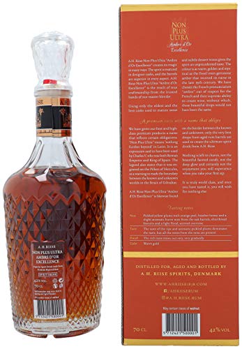 A.H. Riise Non Plus Ultra Amber d'Or Excellence Golden (1 x 700 ml) – Bild 3