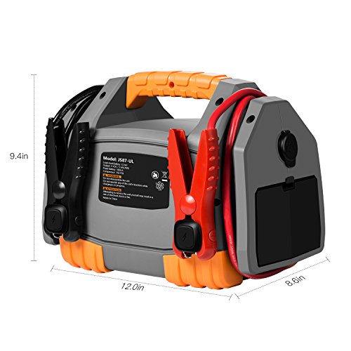 POTEK Car Jump Starter with 150 PSI Tire Inflator/Air compressor,1000