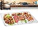 TeamFar Cooling Rack Set of 4, Roasting Baking Racks Stainless Steel for Baking Sheet Toaster Oven Pan, Healthy & Rust Free, Mirror Finish & Dishwasher Safe …
