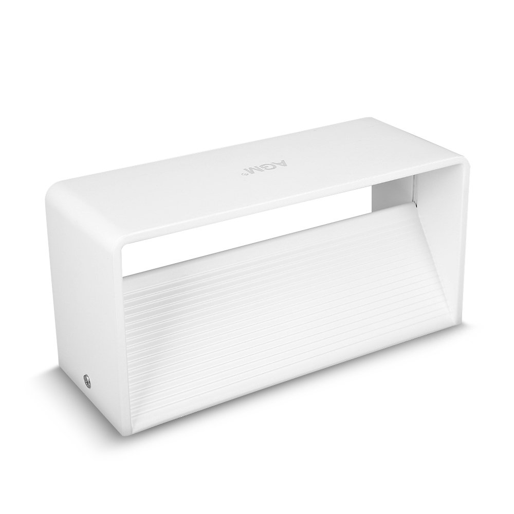 LED Wandlampe Wandleuchte, AGM 9W Aluminium Leuchten Wandlicht Flurlampe für Schlafzimmer, Wohnzimmer, Korridor 5000-6500K(kaltweiß)