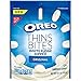 OREO Thins Bites White Fudge Dipped Chocolate Sandwich Cookies, Original Flavor, 1 Resealable 6.4 oz Pack
