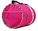 Dance bag - Quilted Zebra Duffle in Hot Pink