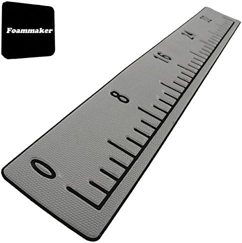 FOAMMAEKER - 36 Inch Boat Fishing Ruler, Perfect gift for any boater, kayaker or fisherman. (Grey)