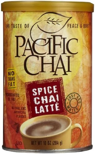 Pacific Chai 10oz 2-pack Instant Gourmet Chai Mocha Flavor
