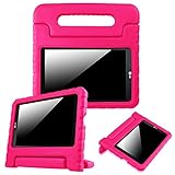 Fintie LG G Pad 7.0 Kiddie Case - Light Weight Shock Proof Convertible Handle Stand Kids Friendly for LG G Pad V400 / V410 (LTE) / VK410 / UK410 / LK430 (G Pad F7.0) 7-Inch Android Tablet, Magenta