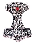 Thor`s Hammer Pewter Pendant Pentacle Talisman