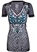 Rebel Saints AFFLICTION Women T-Shirt WILD FAITH Cross Biker UFC Sinful