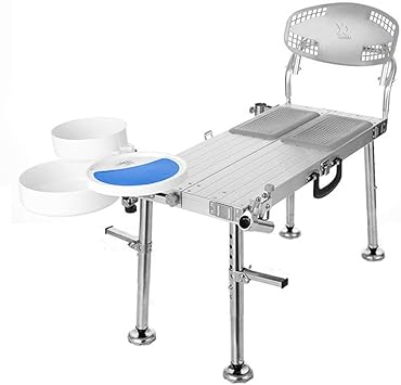 Amazon Rjtek 釣り用 椅子 へら釣り折りたたみ 釣り台 テーブル フィッシングチェア お釣り チェア 多機能 全地形シート 水陸両用 超軽量 背もたれ 角度調整 通気 速乾 滑り止めスパイク 収納バック付き アルミ製 Rjtek チェア