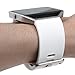 Henoda Silicone Bands for Fitbit Blaze Smart Fitness Classic White Large