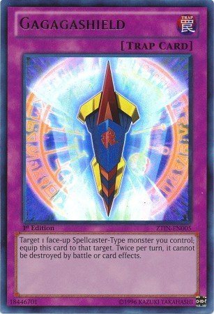 Yu-Gi-Oh! - Gagaga Shield (ZTIN-EN005) - 2013 Zexal Collection Tin - 1st Edition - Ultra Rare
