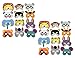 HoneyToys 24 Assorted Foam Animal Masks for Birthday Party Favors Dress-Up Costume