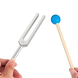 QIYUN Tuning Fork Set of 6, 528 Hz Tuning