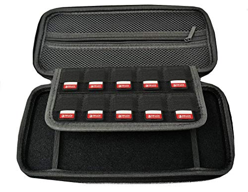 Agoz Nintendo Switch Carry Case - Protective Portable Travel Carrying Cover Shell Pouch for Nintendo Switch Console & Accessories - Thumbnail 4