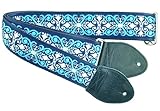 Souldier Custom GS0837NV04NV Handmade Constantine Guitar Strap, Navy Blue