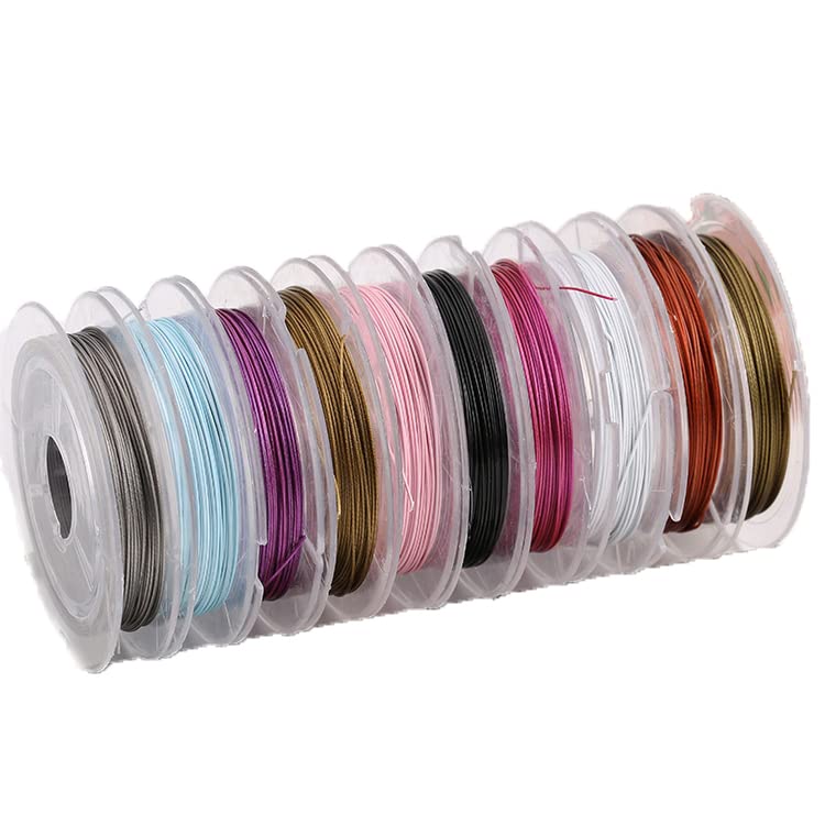 Roll Steel Tiger Tail Beads Wire Craft And Jewellery Making 10 Roll