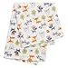 Trend Lab Plush Baby Blanket, Green Forest Pals