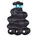 HiMei Hair 7A Brazilian Body Wave 3 Bundles Natural Black Brazilian Hair Bundles Virgin Human Hair Bundles Human Hair Weave (14 16 18inch)
