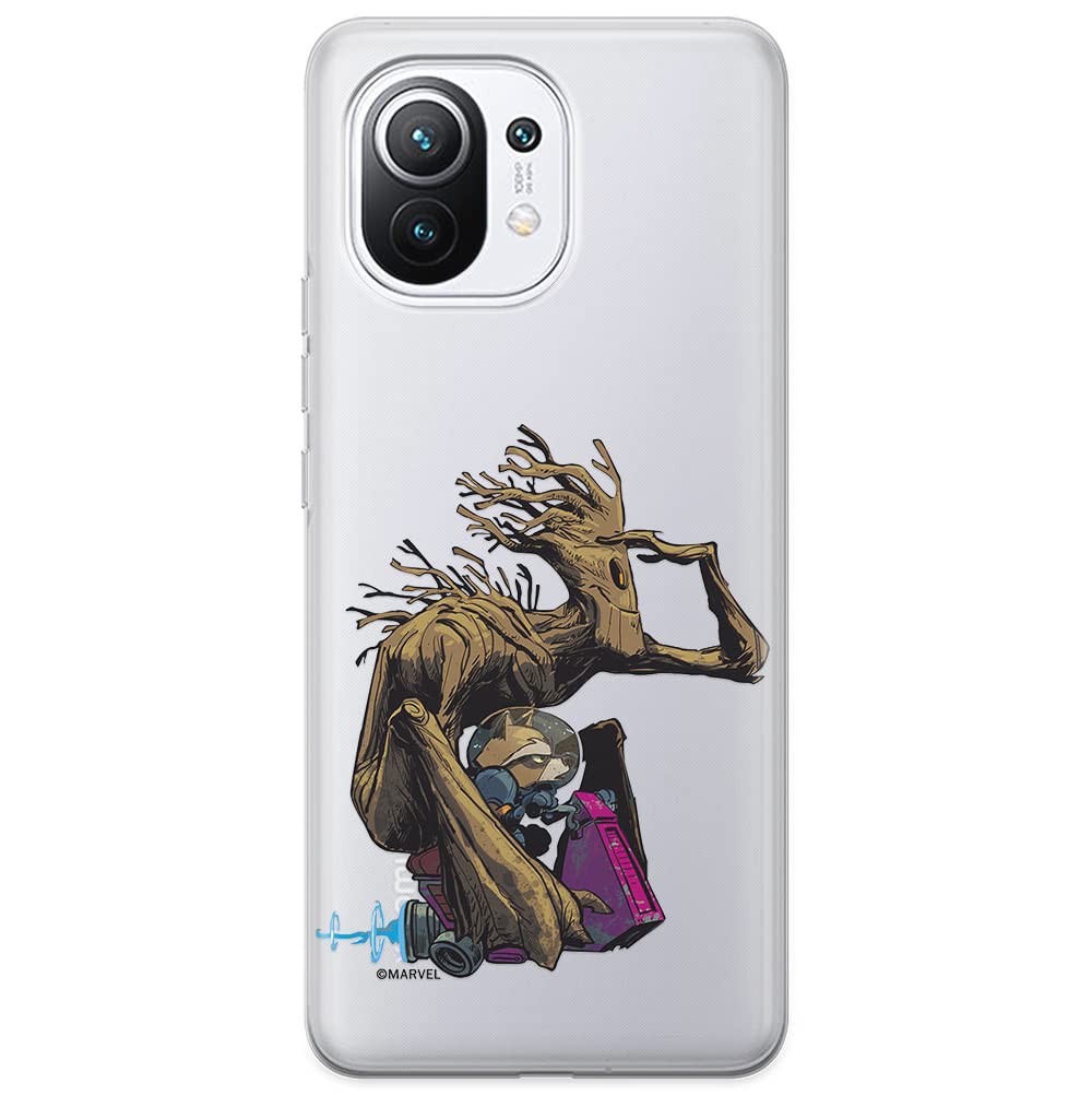 ERT GROUP mobile phone case for Xiaomi 11 original and officially Licensed Marvel pattern Guardians of the Galaxy 004 optimally adapted to the shape of the mobile phone, partially transparent
