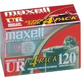Consumer Electronic Products MAXELL UR-120 Blank Audio Cassette Tape -4 pack Supply Store