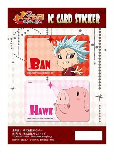 Seven Deadly Sins IC card stickers 02 HAWK &amp; BAN