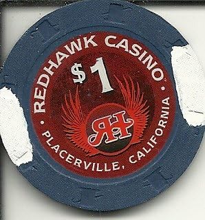 Amazon Com 1 Red Hawk Casino Placerville California Casino Chip Obsolete Rare Everything Else