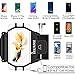 IRUNME Sports Running Armband case for iPhone Xs/XS Max/XR/X/8/8 Plus/7 Plus/7/6S,Samsung Galaxy Note 9/8/S9 Plus/S8/S7/S6 Edge&4''-6.5''Phone,360 Rotable Cell Phone Armband with Key Holder (Black)