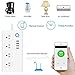 WiFi Smart Power Strip Surge Protector,Mengyasi Smart Power Socket with 4 AC Outlets and 4 USB Ports Compatible with Alexa Remote Control your Device from Android/ IOS Smartphone/ Tablets